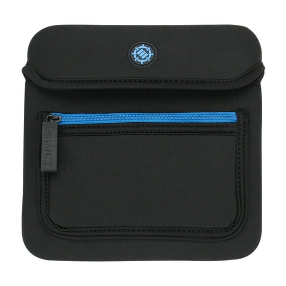 ENHANCE External Disc Drive Case USB CD DVD (up to 7 x 7 Inches) with Neoprene Construction and Accessory Storage