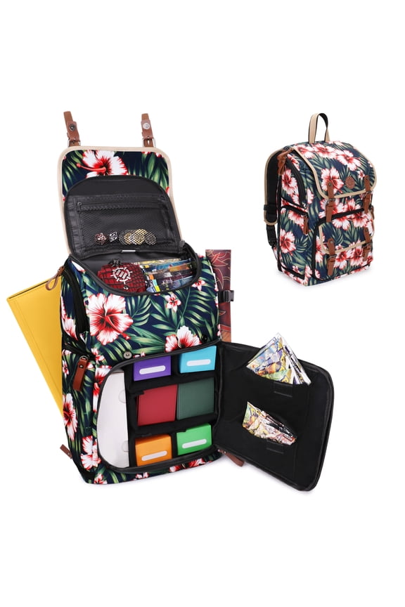 Full-Size Trading Card Storage Box Backpack for Playing Card Case - Card Binder Space