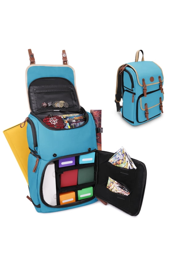Full-Size Trading Card Storage Box Backpack for Playing Card Case - Card Binder Space