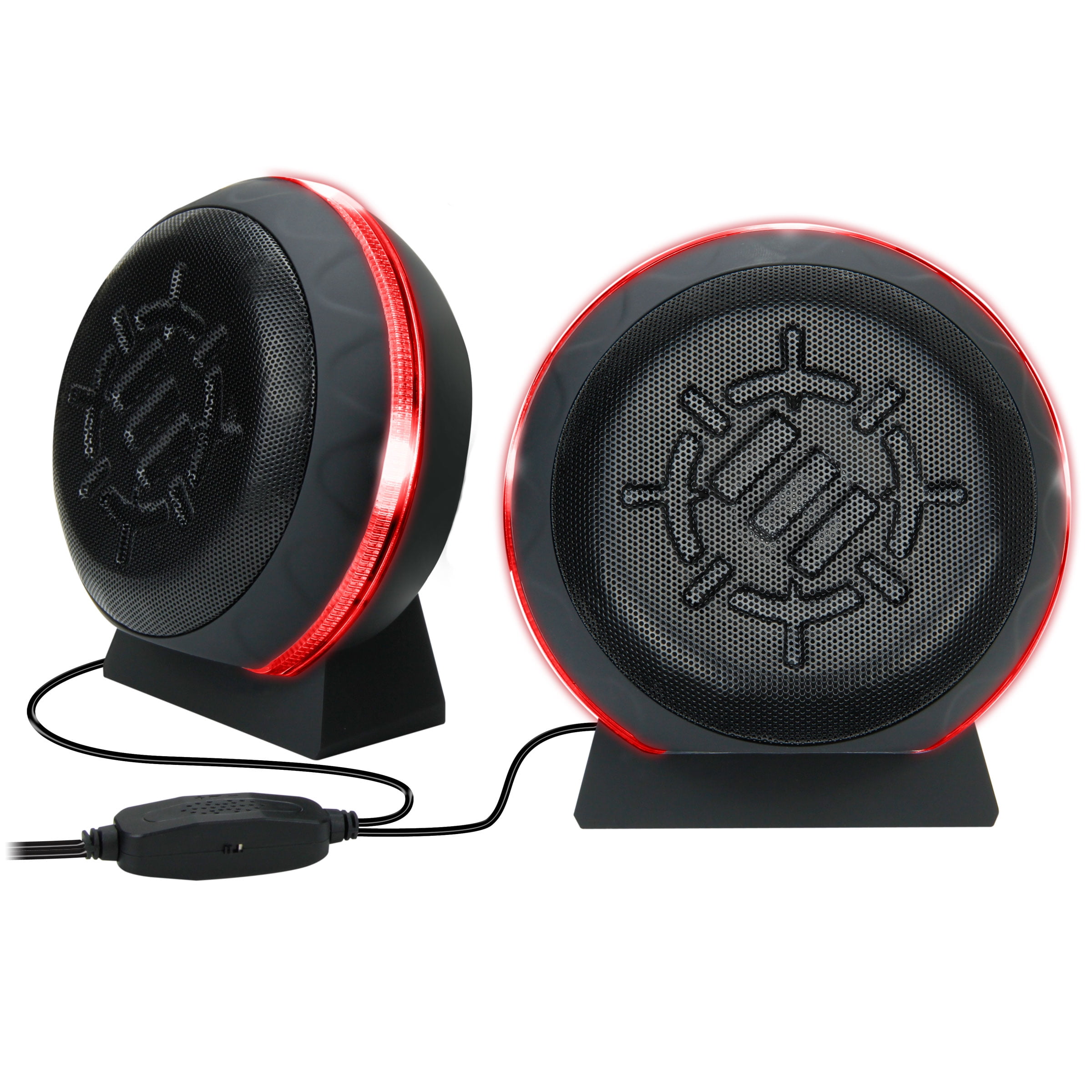 PC Gaming LED Computer Speakers with Subwoofer, LED Gaming