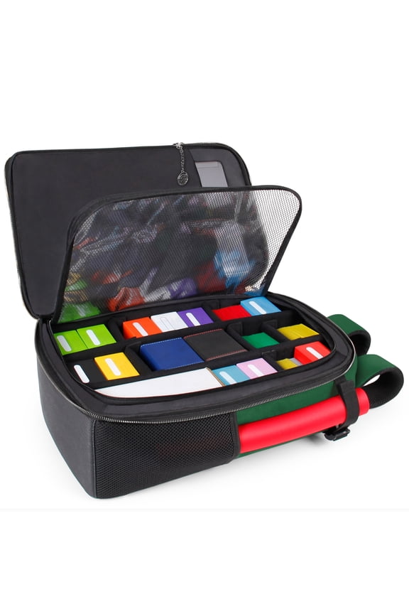 MTG Backpack Collector's Edition TCG Backpack for Deck Boxes, Sleeved Cards (Dragon Green)