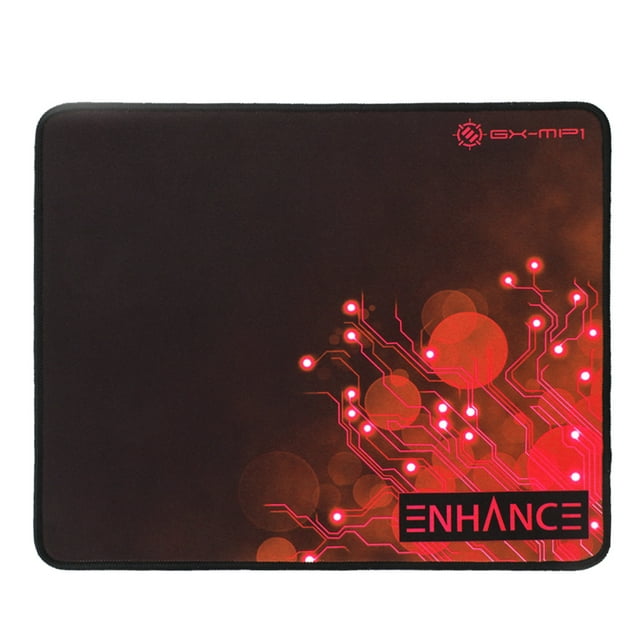 ENHANCE Pro Red Gaming Mouse Pad Extended - Precision Tracking Surface , Non-Slip Base , Anti-Fray Stitching for World of Warcraft: Legion , Battlefield 1 , Dota 2 , League of Legends and More
