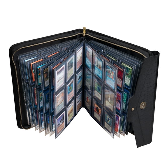 ENHANCE Standard Top Loader Binder Fits 252 Toploader Cards in 9 Pocket Pages - Premium Protection