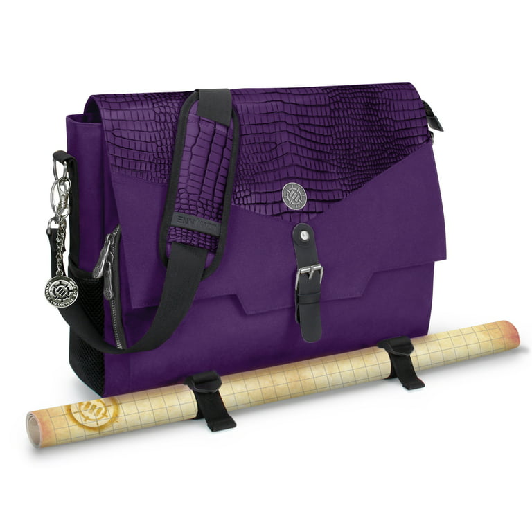 ENHANCE Tabletop Collector's Edition RPG Player's Essentials Bag - DnD  Messenger Bag (Dragon Purple)