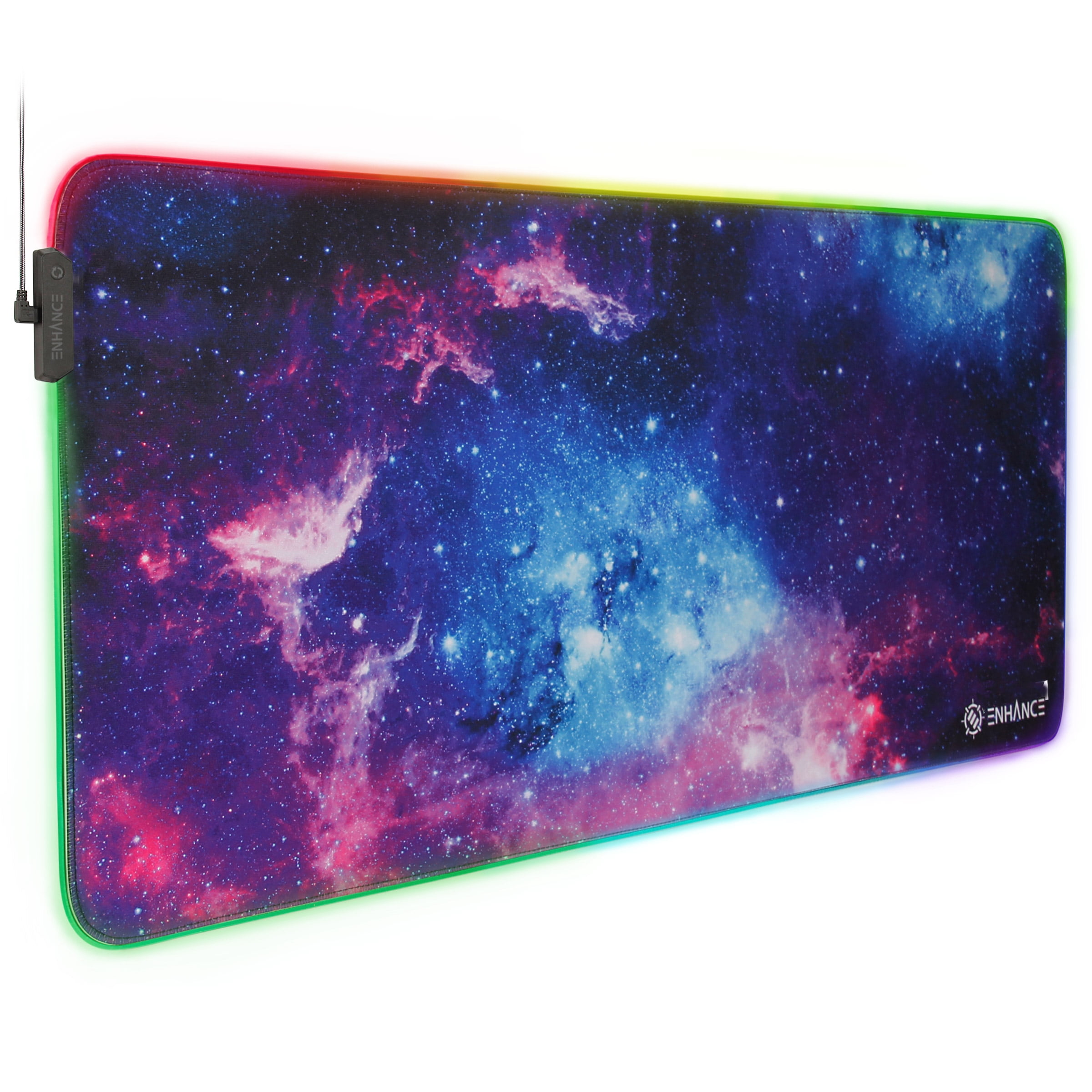 ENHANCE XXXL LED Computer Desk Mat - Illuminated 3XL Large Mouse Mat ...