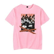 ENHYPEN 2024 Tour Fan Merch T-Shirt Women Men Crewneck Short Sleeve Tshirt Summer Fashion Tee