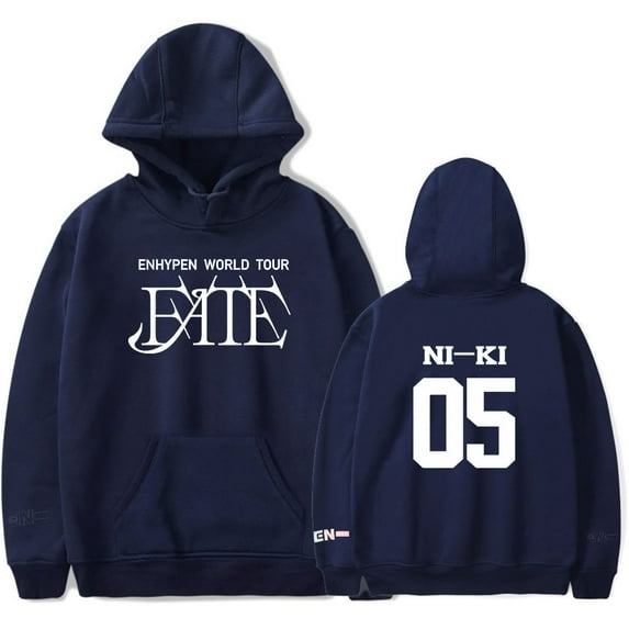 ENHYPEN Fate World Tour Merch hooded drawstring pocket sweatshirt men/women Pullovers