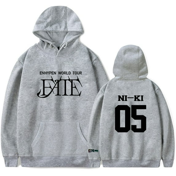 ENHYPEN Fate World Tour Merch hooded drawstring pocket sweatshirt men/women Pullovers