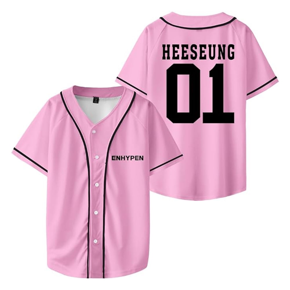 ENHYPEN HEESEUNG ユニフォームシャツ ENHYPEN-HEESEUNG-Merch-V-Neck-