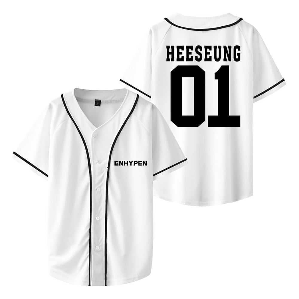 ENHYPEN HEESEUNG ユニフォームシャツ ENHYPEN-HEESEUNG-Merch-V-Neck-