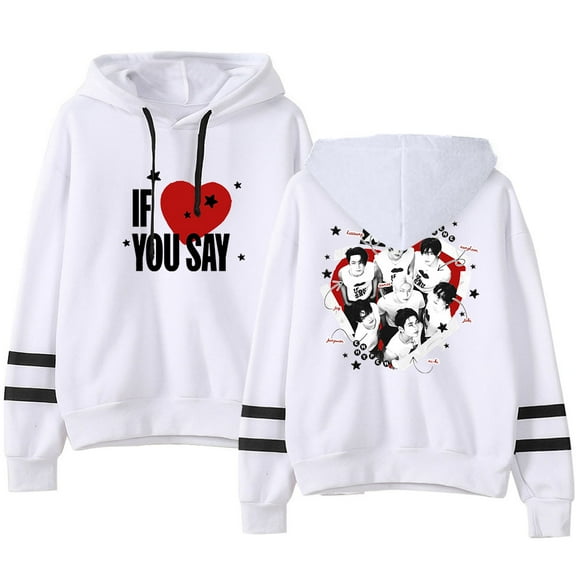 ENHYPEN IF YOU SAY Sweatshirt Merch For Men/Women Unisex Long Sleeve Hooded Pullover Fashion Streetwear