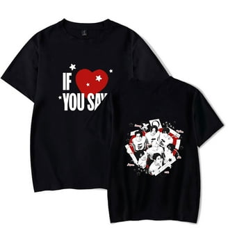 ENHYPENMANiFESTOS/S-SHIRT（BK_L） Kpop Enhypen NI-KI Merch Baseball Jersey Short Sleeve Shirts