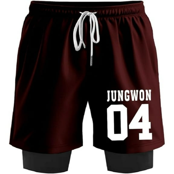 ENHYPEN JUNGWON 04 Merch Sweatshorts Women Men Short Basketball Pants Casual Outdoor Sportwear