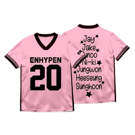 ENHYPEN Jersey Romance Untold Daydream Merch V-neck T-Shirts Summer Unisex Fashion Short Sleeve Tee