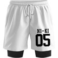 thumbnail image 1 of ENHYPEN NI-KI 05 Merch Sweatshorts Women Men Short Basketball Pants Casual Outdoor Sportwear, 1 of 3