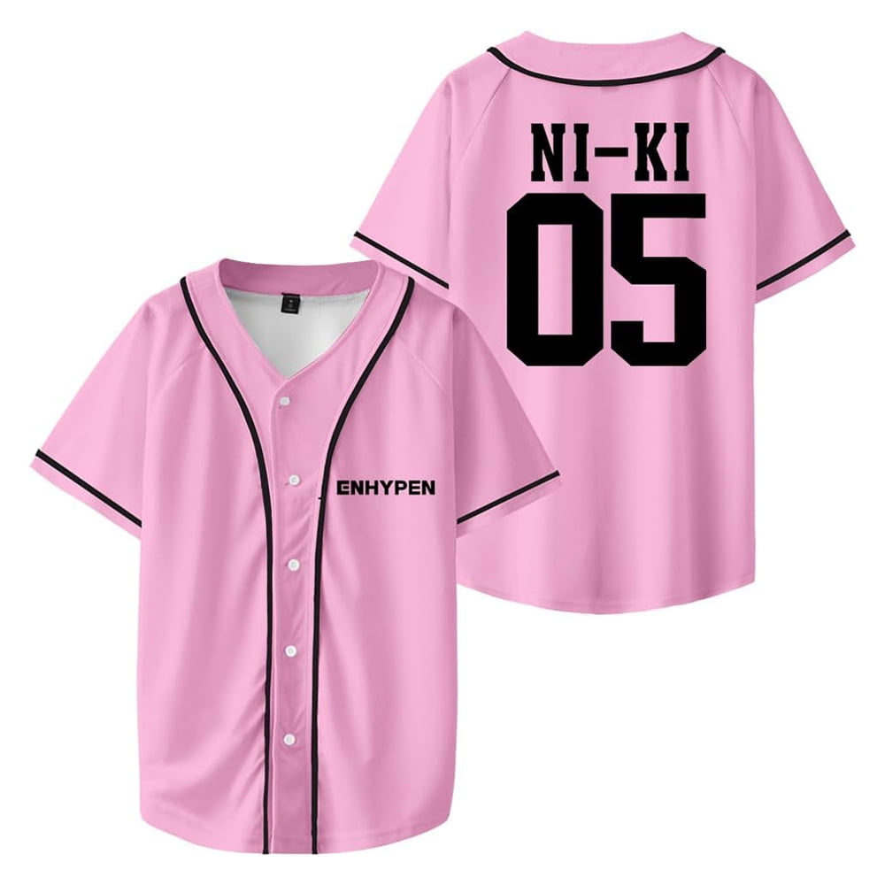 ENHYPEN NI-KI Merch V-Neck Shirts Baseball Jersey Shirt