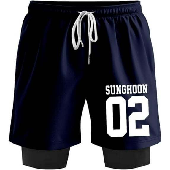 ENHYPEN SUNGHOON 02 Merch Sweatshorts Women Men Short Basketball Pants Casual Outdoor Sportwear
