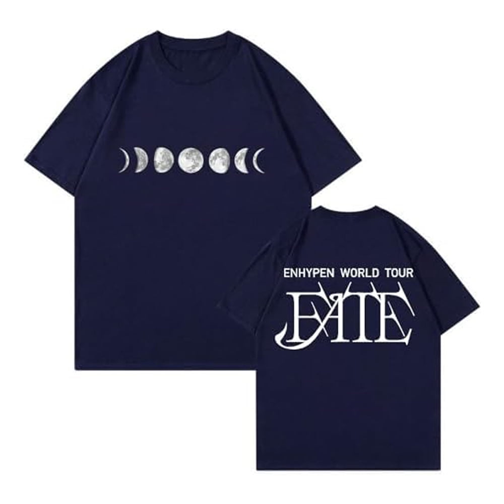 ENHYPEN T-Shirt Merch En Fate World Tour Women Men Crewneck Short ...