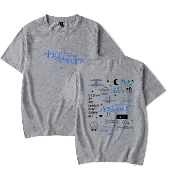 ENHYPEN T-Shirt Merch For Women/Men Unisex Tee Summer Short Sleeve Tshirt Cosplay Fashion Streetwear Top