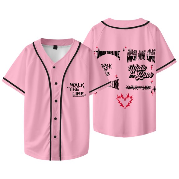 ENHYPEN Walk The Line World Tour 2025 Merch Baseball Jacket Tee Unisex V-neck Short Sleeve Tshirts