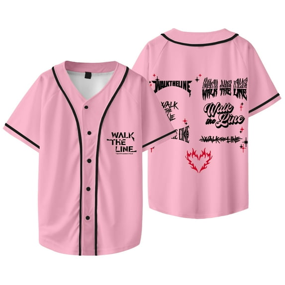 ENHYPEN Walk The Line World Tour 2025 Merch Baseball Jacket Tee Unisex V-neck Short Sleeve Tshirts