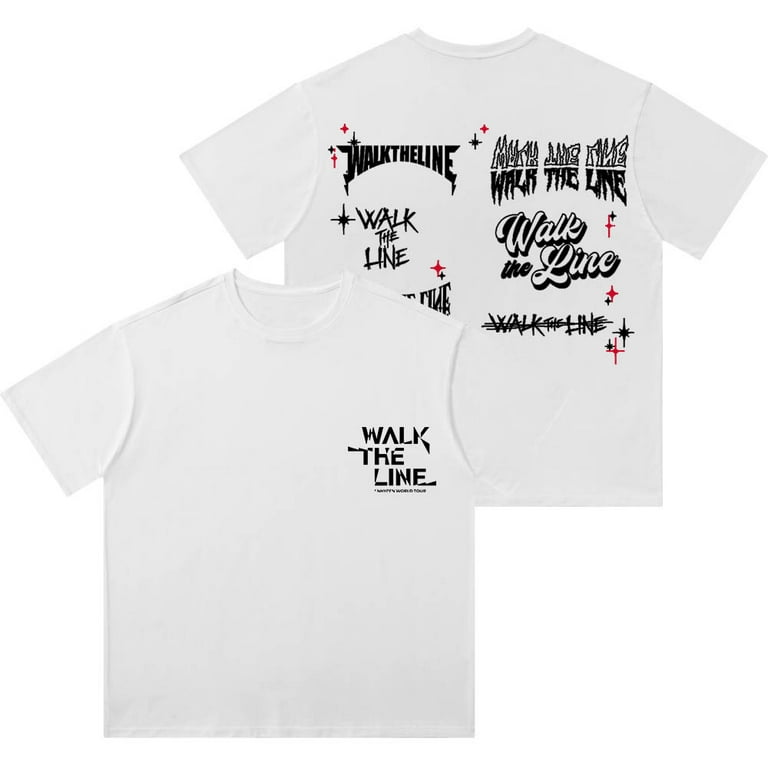 ENHYPEN walk the line Tシャツ ENHYPEN-Walk-The-Line-World-