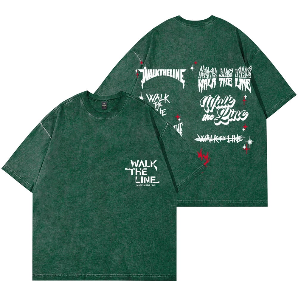 ENHYPEN walk the line Tシャツ Kpop ENHYPEN Walk The Line World Tour Merch Sleeveless T