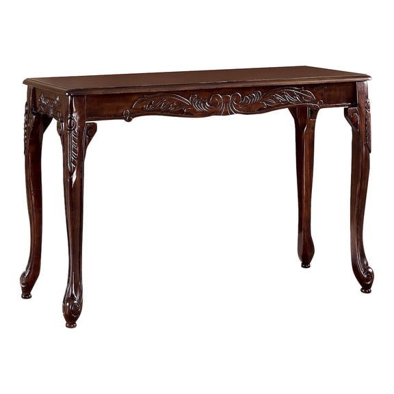 ENITIAL STAR Alice Traditional Solid Wood Console Table in Dark Cherry