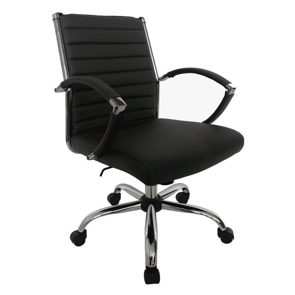 ENITIAL STAR Damse Faux Leather Adjustable Office Chair