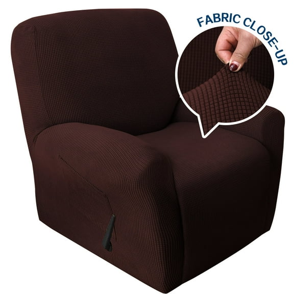 ENIYUU 1pc Recliner Chair Covers For Reclining Chair Non Slip Soft One Piece Recliner Stretch Sofa Slipcover Furniture Protector Couch Soft With Pockets Washable