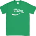 thumbnail image 1 of ENJOY BACON T-Shirt Funny Pork BBQ Grilling Meat Humor Text Tee - Green, L, 1 of 1