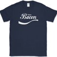 thumbnail image 1 of ENJOY BACON T-Shirt Funny Pork BBQ Grilling Meat Humor Text Tee - Navy, 3XL, 1 of 1