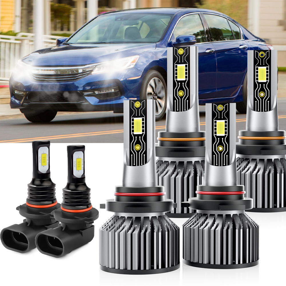 ENJOYAKOM For Toyota Solara 2002 2003 9005 9006 LED Headlight Bulbs 9005/9015/9006/9145 Fog