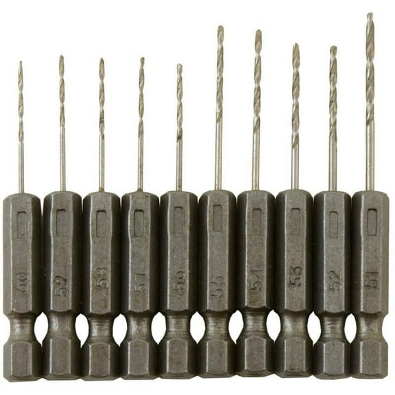 ENKAY - Micro Hex Shank Drill Bit Set, 10 pc.
