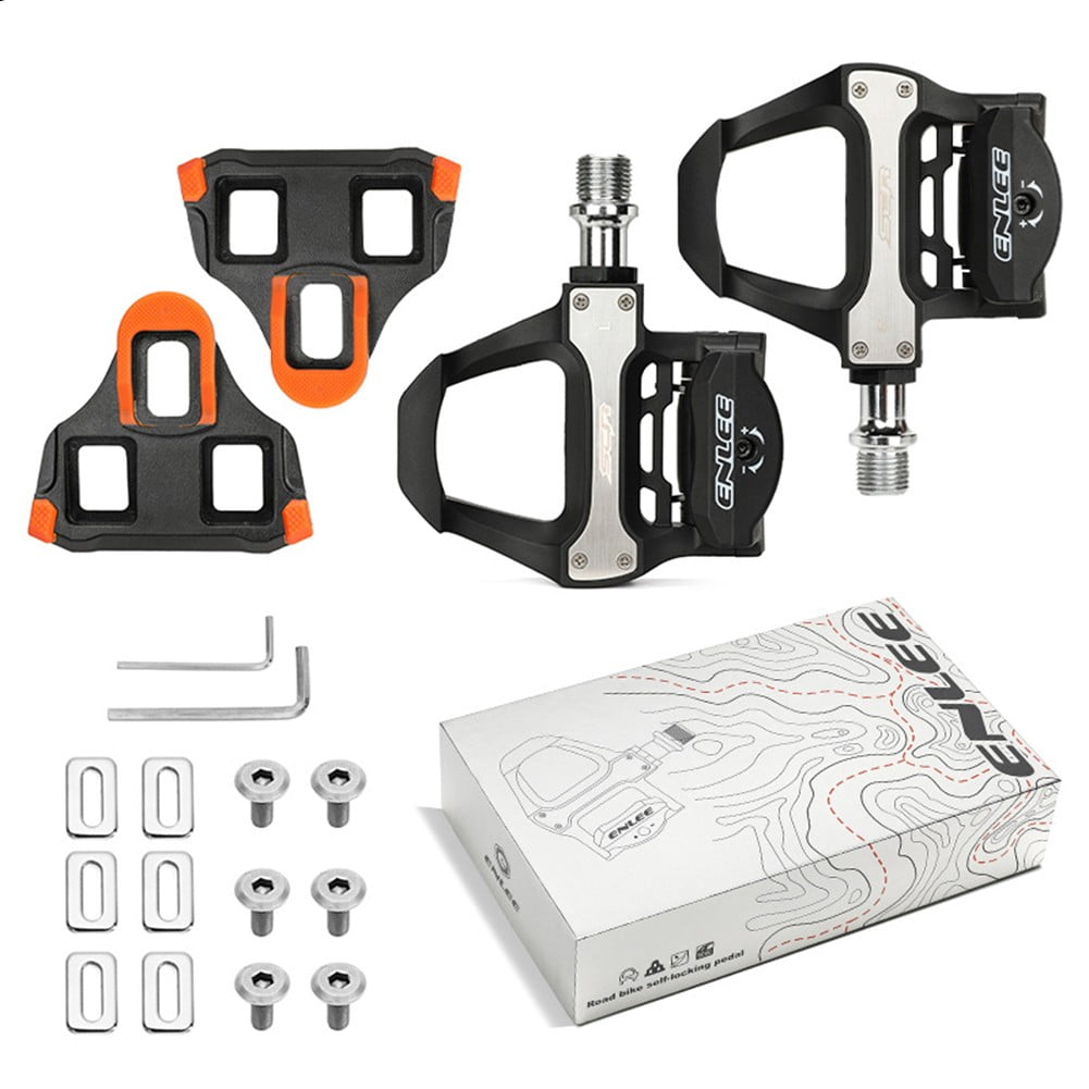 ENLEE Bike Self lock Pedals Bicycle Pedal road bike pedals SPD Sealed Bearing Walmart