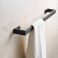 thumbnail image 1 of Bathroom Wall Mount Towel Bar in Matte Black 24.4 InchÃ—2.79 Inch Metal Rust Resistant, 1 of 4
