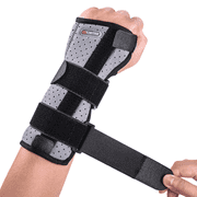ENLUNTRA Carpal Tunnel Wrist Brace Night Support for Left Hand, Adjustable Wrist Splint with Replaceable Splints and Sling for Men and Women,Hand Brace for Tendonitis, Arthritis, Injuries.(Left)