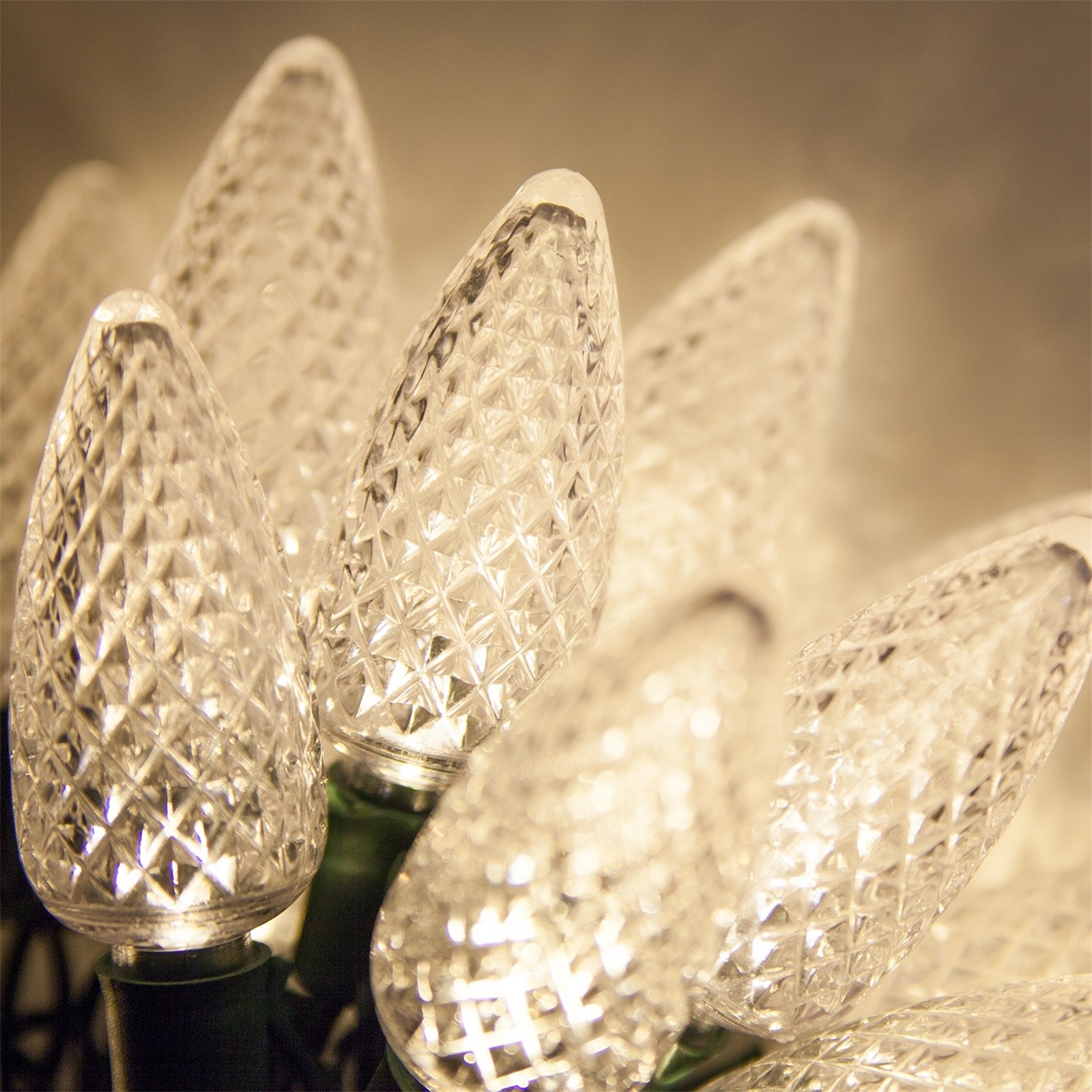 ENMJIAW C9 LED Christmas String Lights, 17ft 25 LED Waterproof