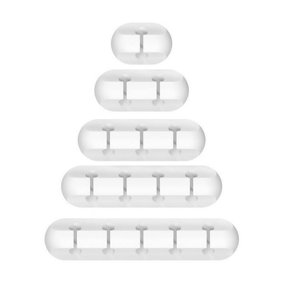 ENMJIAW Cable Organizer Clips Cord Holder - Self Adhesive Cable Management for USB Cable/Power Cord/Wire,Car and Desk,Home and Office Black Cord Organizer