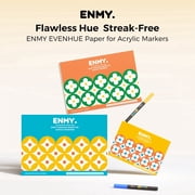 ENMY 16K Acrylic Marker Sketch Pad, 30 Sheets 140lb/300gsm 100% Cotton Bleed-Proof Drawing Paper