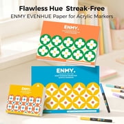 ENMY A4 Acrylic Marker Sketch Pad, 30 Sheets 140lb/300gsm 100% Cotton Bleed-Proof Drawing Paper