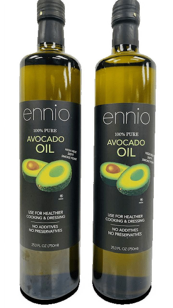 ENNIO 100% Pure Avocado Oil 750ml ( 2 Pack ) 