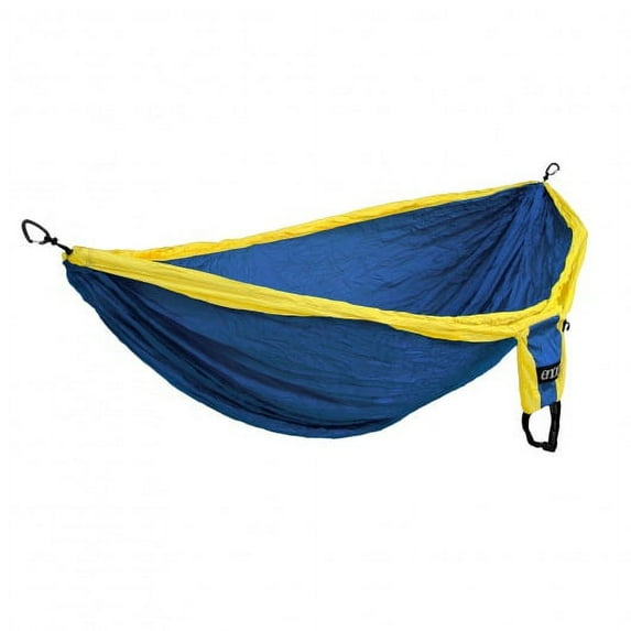 ENO Double Deluxe Hammock - Yellow/Navy