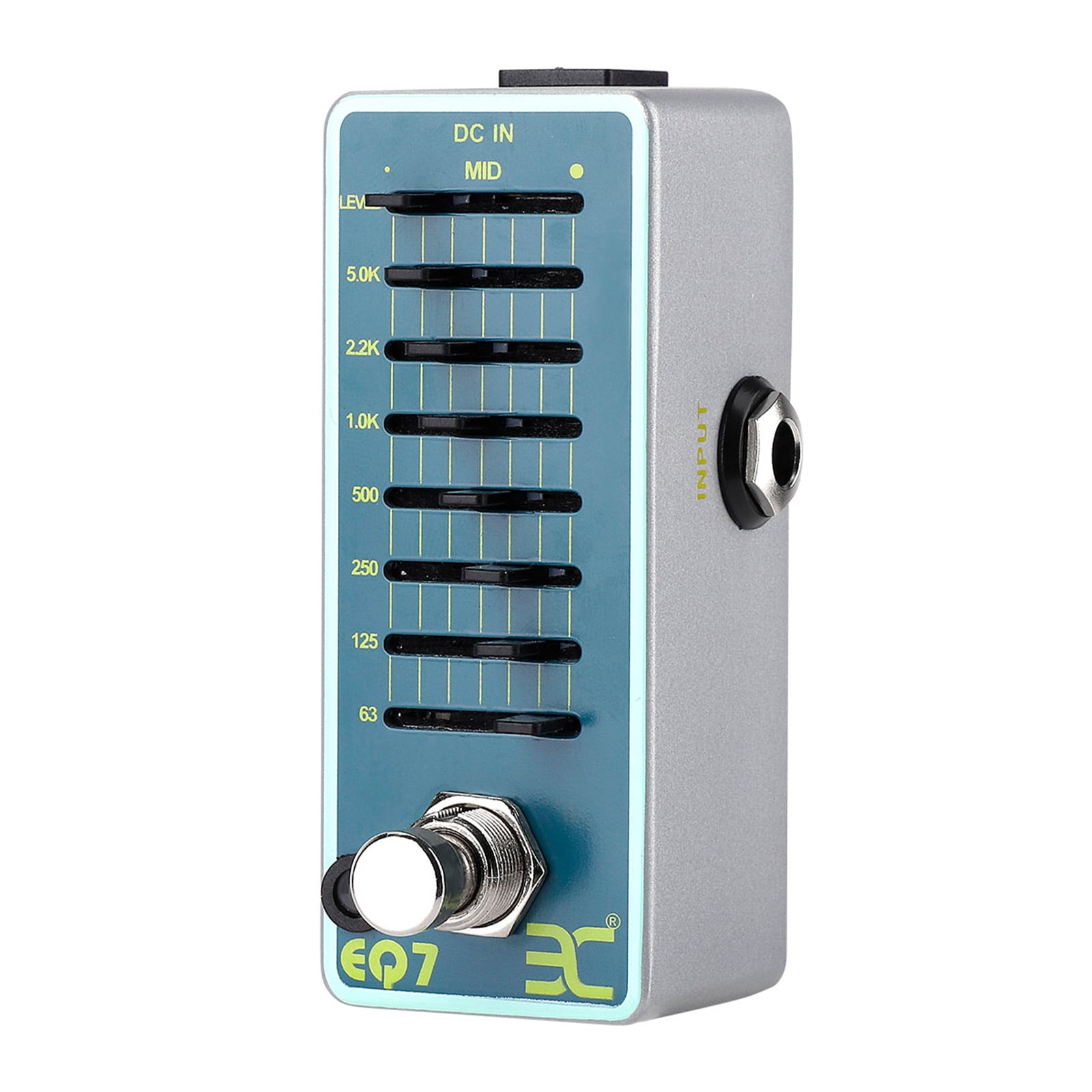 ENO EX EQ7 Guitar Equalizer Effect Pedal Full Metal Shell, True Bypass, 7Band EQ