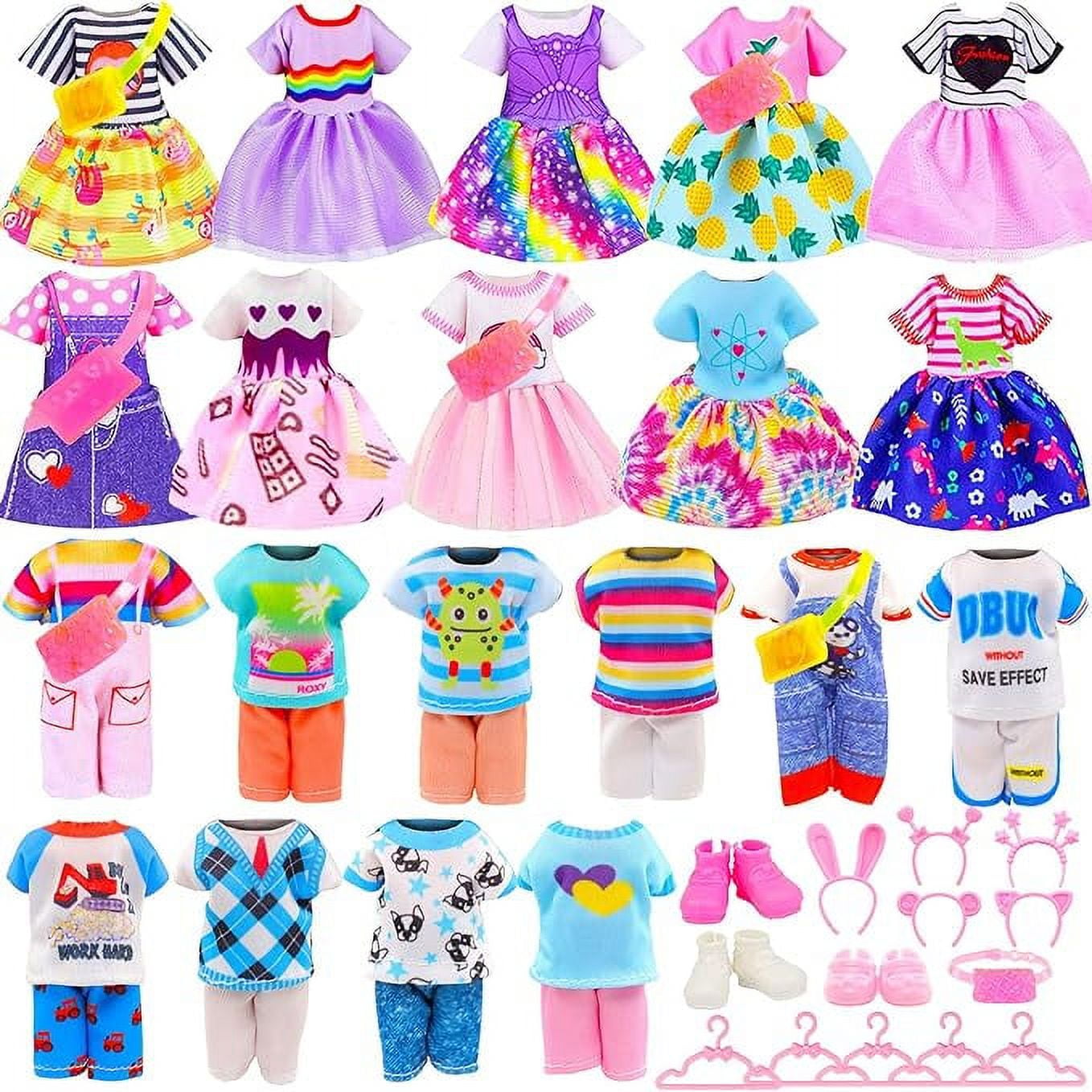 ENOCHT 5.3 Inch Doll Clothes and Accessories 5 Chelsea Doll Outfits 5 ...