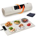 thumbnail image 1 of ENOKING Warming Mat For Food, Warmer Chafing Dishes for Buffet,Food Warming Mat, Electric Silicone Food Warmers Trays for Parties Buffet 6-Level Temp 24"x15", 1 of 6