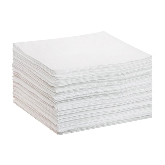 ENPAC Sonic Bonded Absorbent Pads for Oil Spill Cleanup & Containment (Heavy, 100 pack)