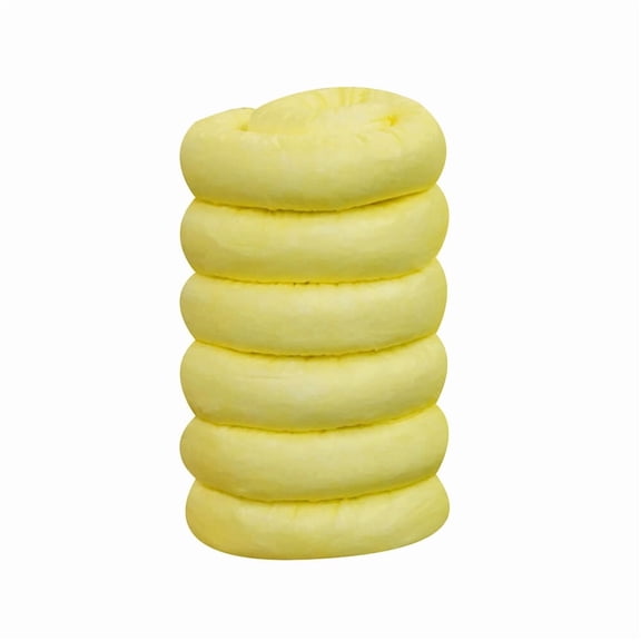 ENPAC Sonic Bonded Absorbent Socks for Aggressive Chemical, Acid, & Caustic Spills Cleanup & Containment (Medium 3x4, Pack of 40)