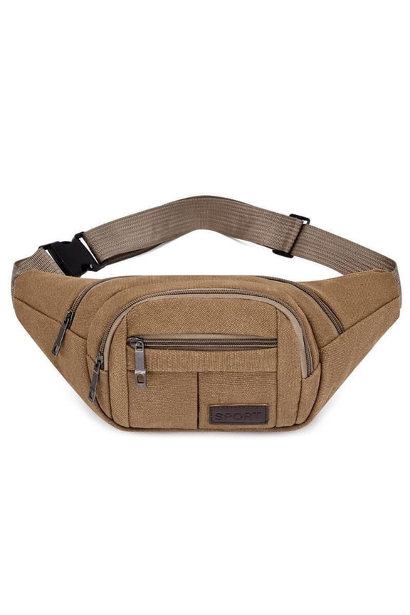 Fanny Pack Waist Bag: Small Hip Pouch Bum Bag Fannie Pack Phanny Fannypack Waistpack Bumbag Beltbag Sport Slim Fashionable for Jogging Hiking Hiker Woman Man