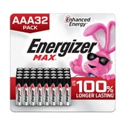 Energizer MAX AAA Batteries 32 Pack, Triple A Alkaline Batteries